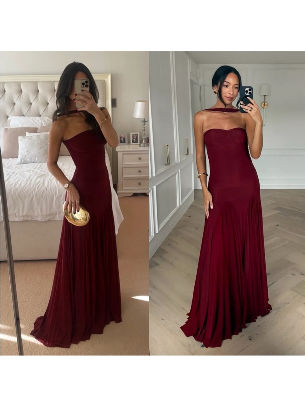 Deme by Gabriella Berta Dress in Burgundy